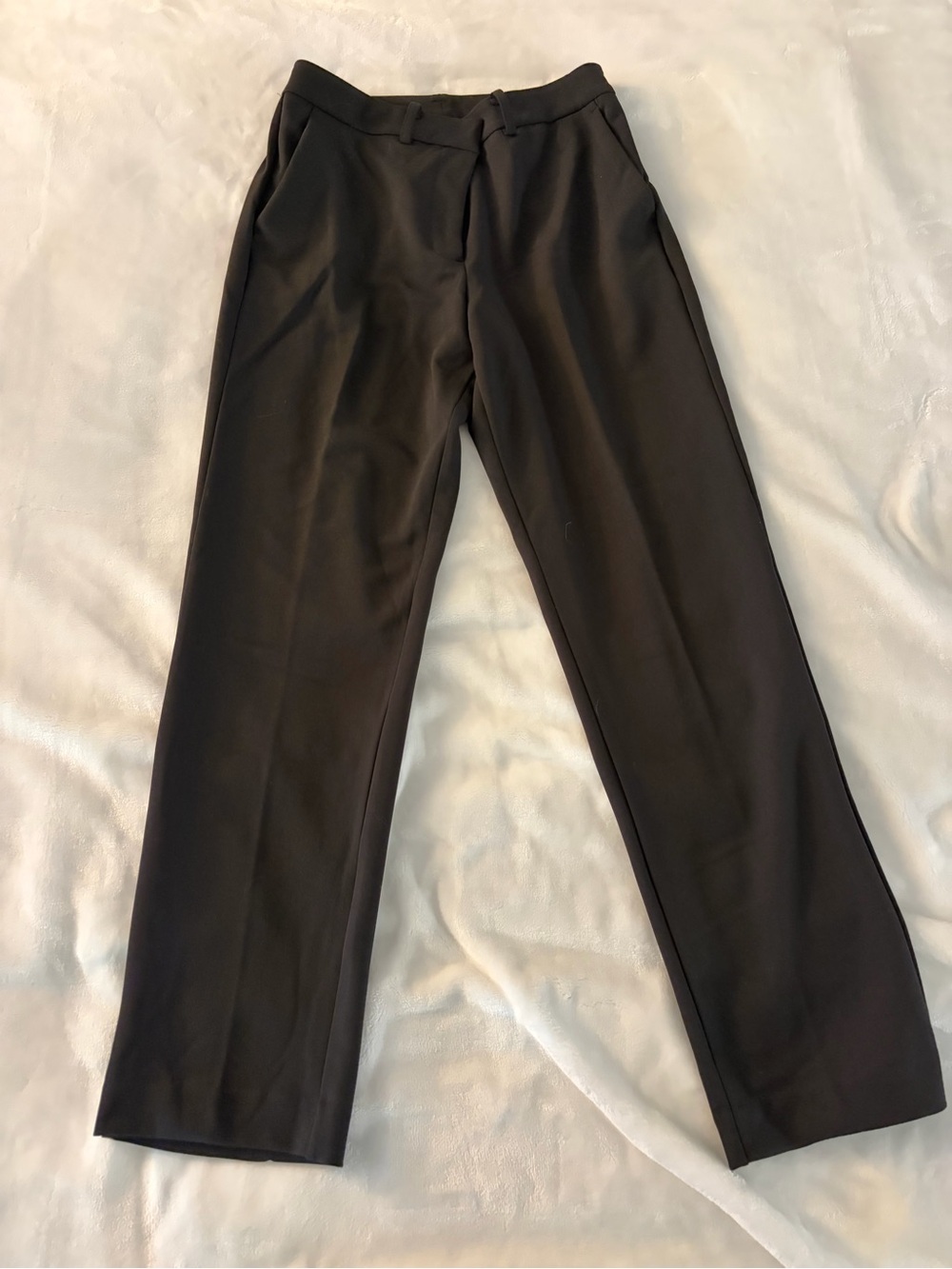 Classic Black Women's Trousers - Tailored Straight Leg